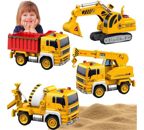 op 201997219 Набор спецтехники wenyi builder (wy510-4)