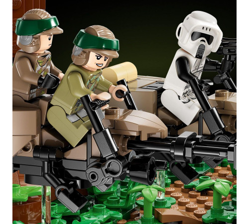 lego star wars 75353 constructor "diorama: endor speeder chase" (608 elт.)