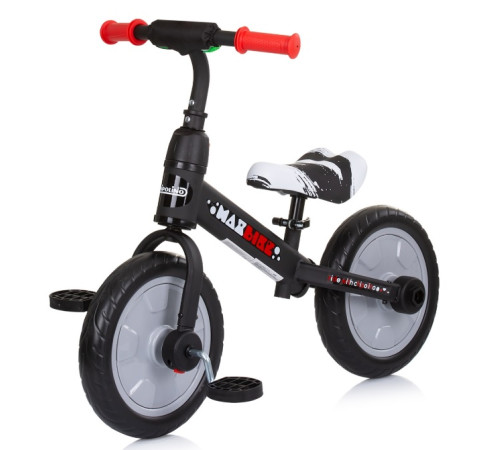 chipolino Четырехколесный беговел 2в1 "max bike" dikmb0231gy grey