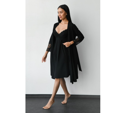 mamindom 25318 halat pentru gravide și alăptare 3xl (negru)
