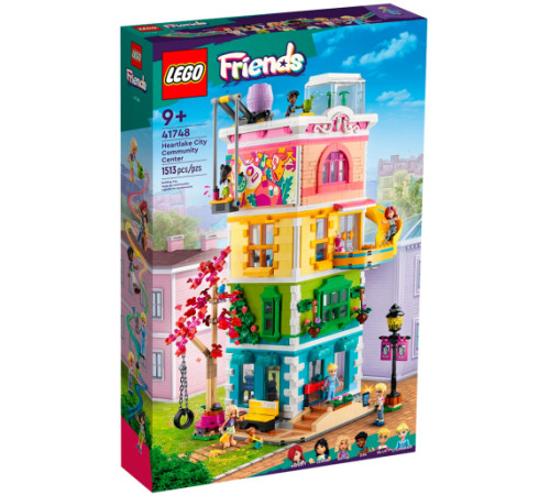 Детский магазин в Кишиневе в Молдове lego friends 41748 Конструктор "Общественный центр Хартлейк-Сити" (1513дет.)