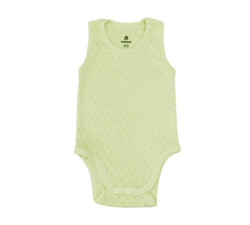 Haine pentru copii in Moldova Minikin 25170574 Body "Frunză ajurata" (m.74) verde  minikin 25170574 body "frunză ajurata" (m.74) verde