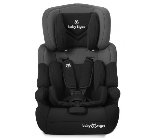 BabyTiger Автокресло Mali гр.1/2/3 (9-36 кг.) серый/чёрный babytiger Автокресло mali гр.1/2/3 (9-36 кг.) серый/чёрный