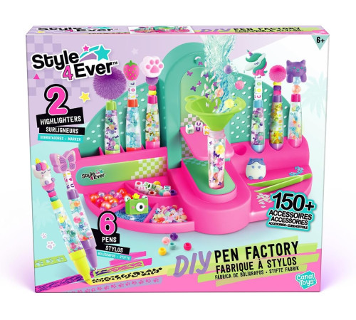 canal toys ofg306 set creativ "style 4 ever diy pen factory"