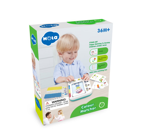 hola toys ha899200 Развивающая игра “Сопоставь цвета»