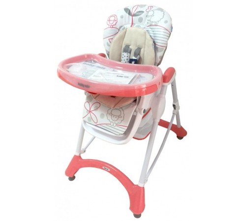 Baby Mix UR-YQ-198-1 Стульчик для кормления (розовый) baby mix ur-yq-198-1 Стульчик для кормления (розовый)