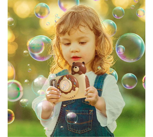 hoogar hg26240017 generator de bule de săpun "bubble camera bear"