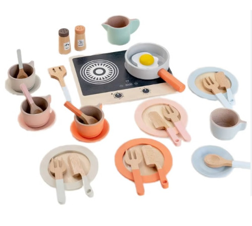  73092 set de tac&acirc;muri din lemn pentru copii