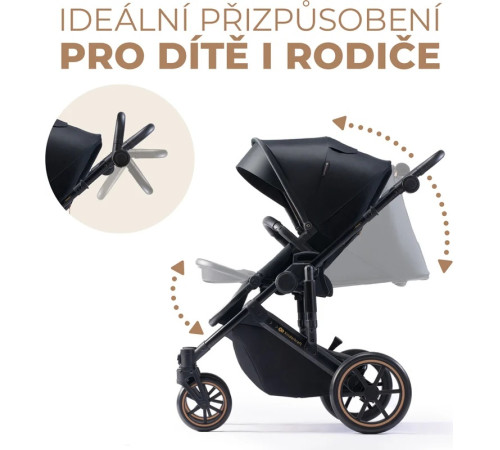 kinderkraft Коляска 2-в-1 prime2 чёрный