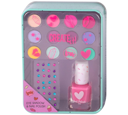 Jucării pentru Copii - Magazin Online de Jucării ieftine in Chisinau Baby-Boom in Moldova Create it 84528B Set de produse cosmetice în cutie metalica  create it 84528b set de produse cosmetice în cutie metalica