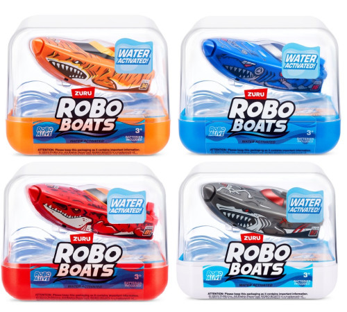 zuru 71117 jucarie inotatoare barca "robo boats" (in sort.)