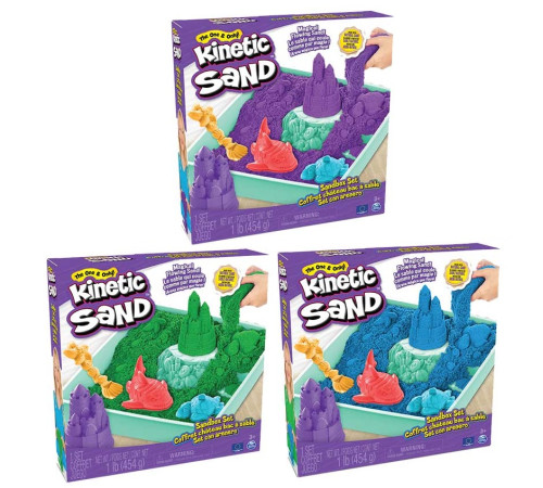 kinetic sand 6067800 nisip cinetic "castelele de nisip" (în sort.)