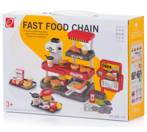 chipolino set de joc "fast food" dipk002401ff (71 articole))