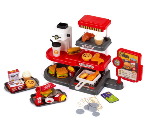 chipolino set de joc "fast food" dipk002401ff (71 articole))