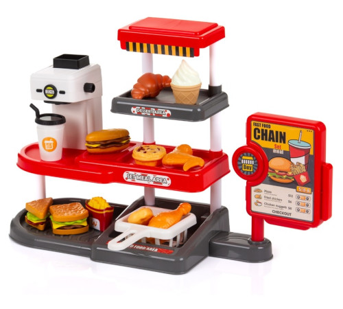 chipolino set de joc "fast food" dipk002401ff (71 articole))