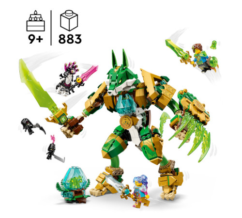 lego dreamzzz 60505 constructor "guardianul mech fox" ( 883 el.)