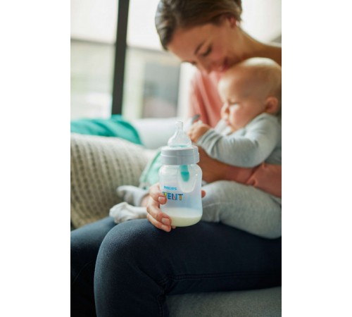 avent scd807/00 Набор для кормления новорожденных "anti-colic+ + клапан air free" (0 м+) 7 шт.