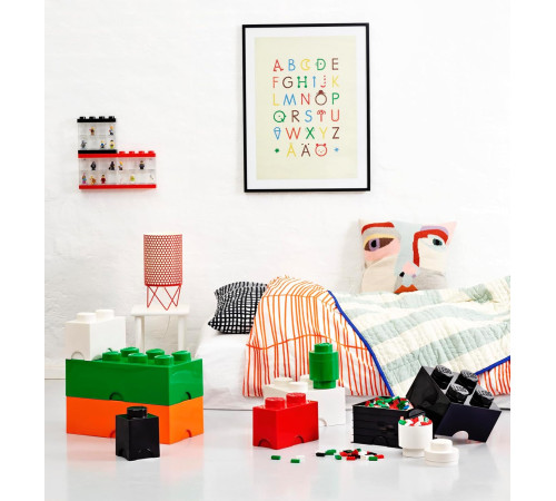 lego Контейнер для хранения storage brick 4 (25 x 25x18 cм) жёлтый