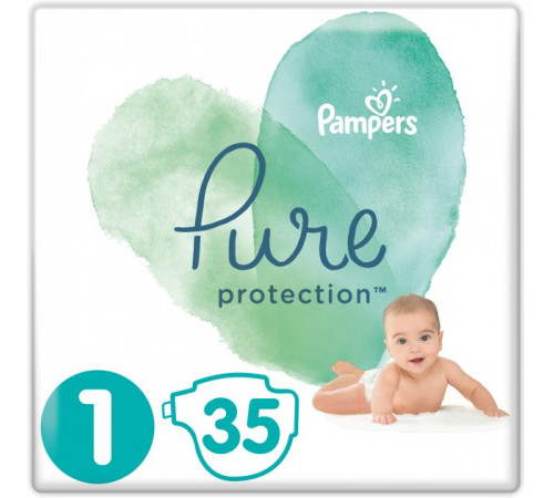 Pampers Pure Protection 1 (2-5 кг.) 35 шт. pampers pure protection 1 (2-5 кг.) 35 шт.