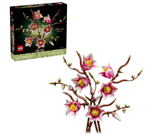 lego botanicals 11510 constructor "crenguțe de magnolie" (435 el.)