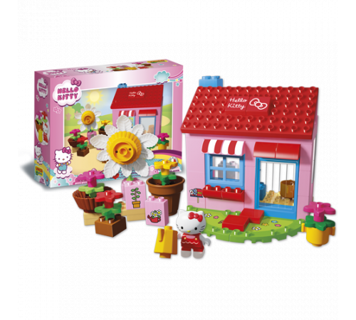 androni 8696-00hk Конструктор hellokitty "Дом" (75 дет.)