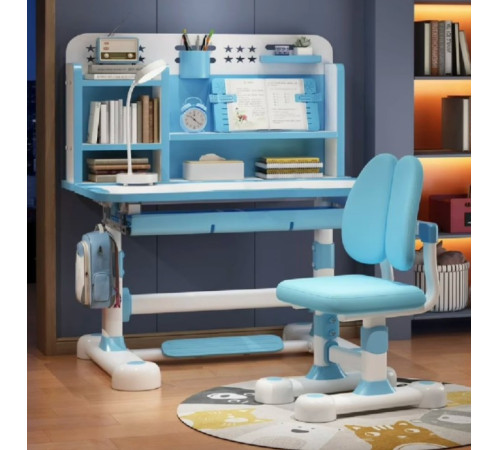 768915 set de mobilier reglabil pentru copii (birou + scaun) richi jch013