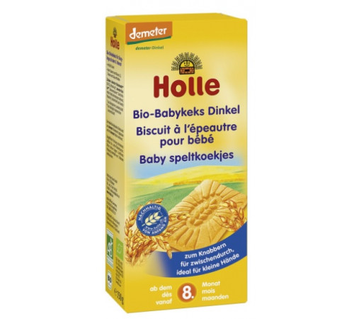 holle bio organic biscuiți de spelt (8 m +) 150 gr.