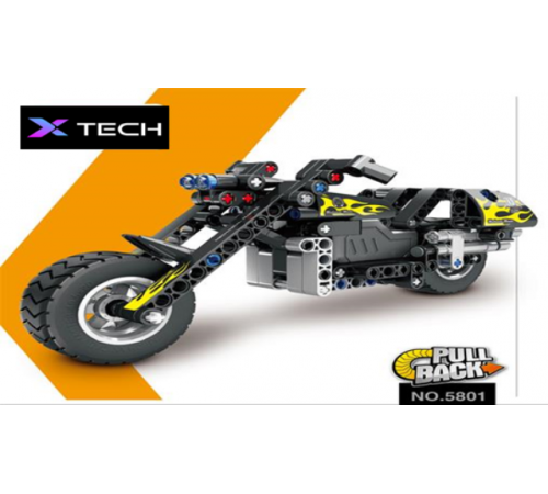 xtech bricks 5801 Конструктор инерционный "Мотоцикл" (183 дет.)