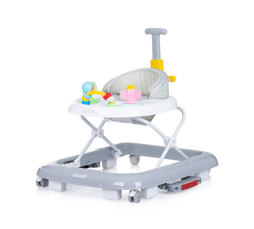 chipolino Ходунки 4-в-1 party prpa02201pl серый