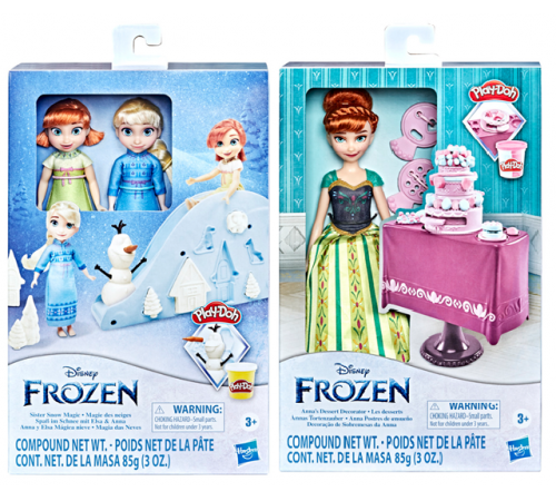 disney princess f3253 set de joc "frozen 2" cu plastilină play-doh (in sort.) 