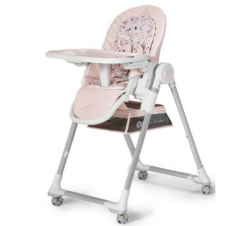 kinderkraft Стульчик для кормления 2-в-1 lastree розовый