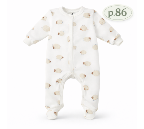  minikin 25440186 salopetă "lifted by love" (m.86) lăptos cu imprimeu