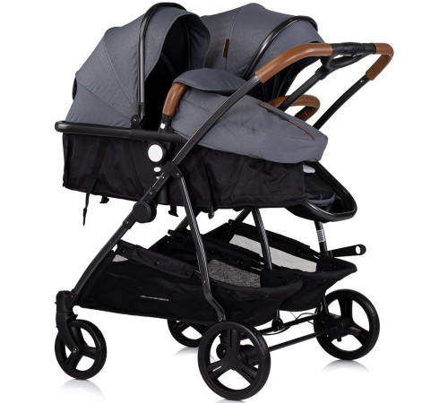 chipolino carucior pentru gemeni duo smart kbds02502cl cloud