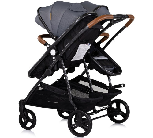 chipolino carucior pentru gemeni duo smart kbds02502cl cloud