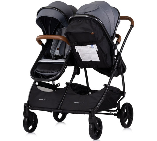 chipolino carucior pentru gemeni duo smart kbds02502cl cloud