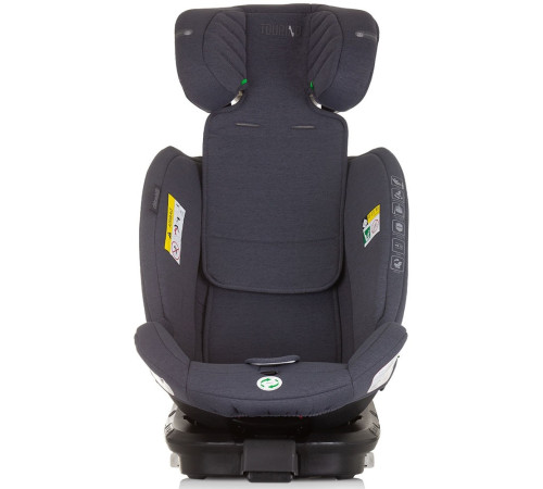 chipolino scaun auto "i-size isofix 360 tourino" stktrn02402gn (40-150 cm.) granite