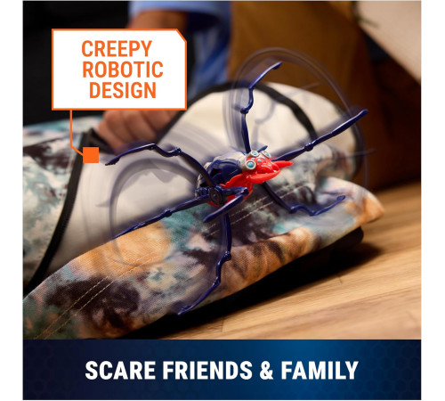 spin master 6072914 jucărie interactivă microrobot-păianjen hex bots skitter bot spider