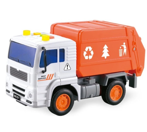 op 200194176 Игрушка инерционная "Мусоровоз" (свет, звук) wy541c