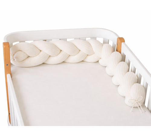  veres 154.02.20Бампер-коса (120х15 см.) молочный