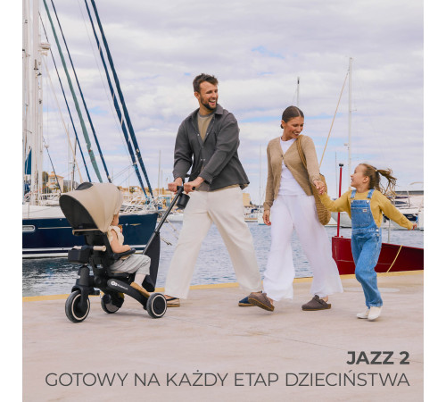 kinderkraft Трицикл складной jazz 2 розовый