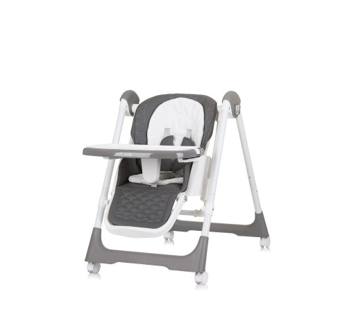 chipolino Стульчик для кормления и качели 2в1 "milk shake" sthms02404gn гранит