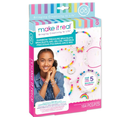  make it real 1216m Комплект для создания браслетов "Радужное сокровище"