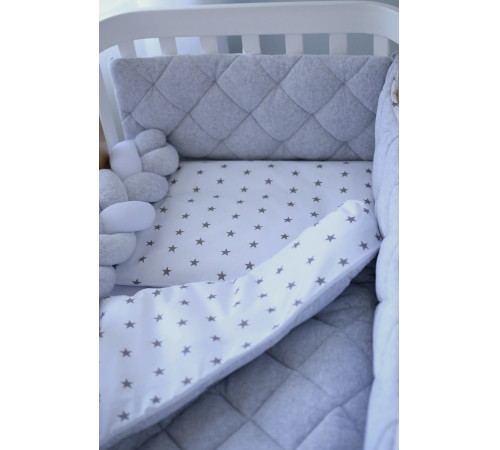 veres 218.14 Постельное белье &laquo;velour stars&raquo; серое (5ед.)