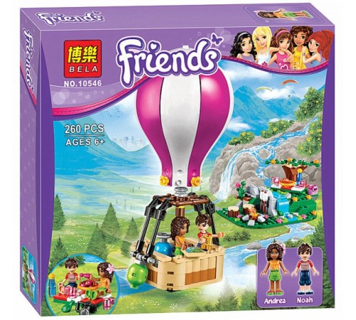 BELA РД02.173 Конструктор "Friend" Воздушный шар в Хартлейке (260 дет.) bela РД02.173 Конструктор "friend" Воздушный шар в Хартлейке (260 дет.)