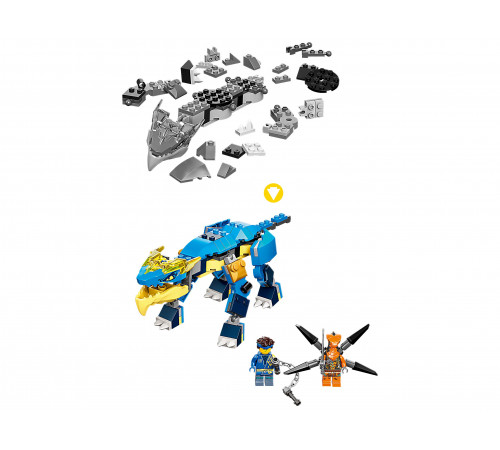 lego ninjago 71760 Конструктор "Грозовой дракон ЭВО Джея" (57 дет.)