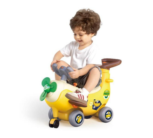 hola toys he9983 mașinuță avion 4-&icirc;n-1 "banana"