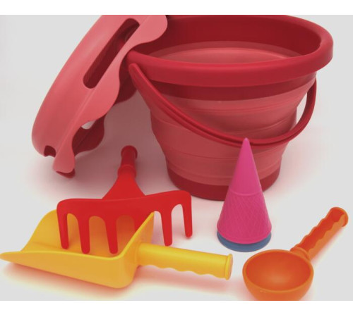 compactoys 99200201 set de nisip compact 7 &icirc;n 1 (rusu)