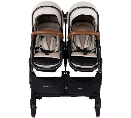 chipolino carucior pentru gemeni duo smart kbds02505bi biscotta