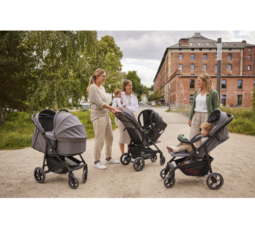 hauck cărucior 3 in 1 shop n care trio set grey