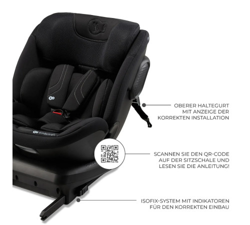 kinderkraft Автокресло xpedition 3 isofix гр. 0+/1/2/3 (0-36 кг.) чёрный